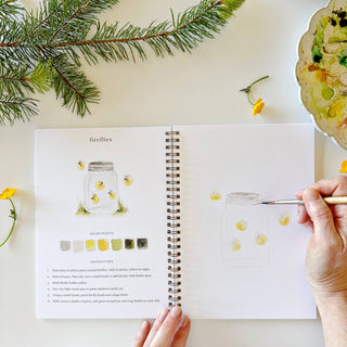 emily lex studio - Camping watercolor workbook