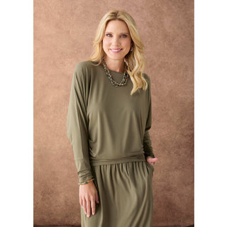 Coco + Carmen Soft Landing Dolman Sleeve Top
