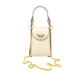 Genuine Italian Leather Butterfly Crossbody Bag | Made in Italy