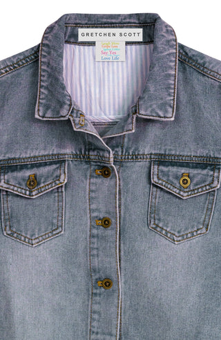 Gretchen Scott LLC - Queen Bee Denim Jacket