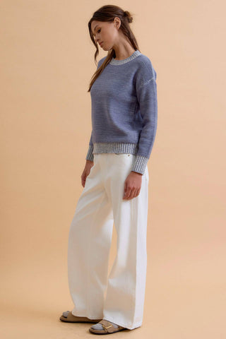 Be Cool - MINERALWASHED SLUB SWEATER