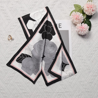 100% Silk Skinny Scarf
