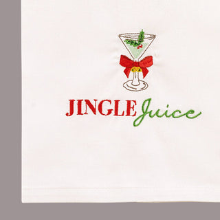 Peking Handicraft - Jingle Juice Embroidered Kitchen Towel