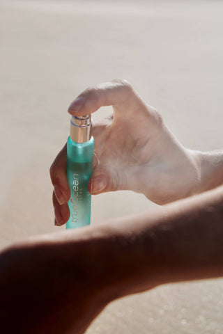 True Ocean - True Ocean Body Spray - Pocket True Ocean Coastal Pocket Body Spray | Travel-Size Beach Fragrance Mist | 0.34 oz