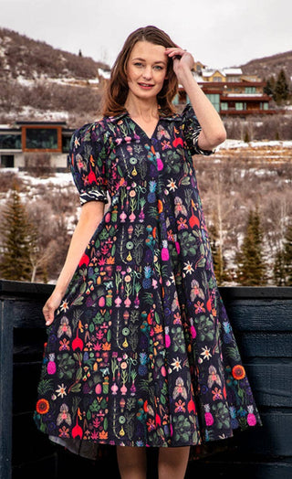 Dizzy-Lizzie - Montauk Dress Botanical Print