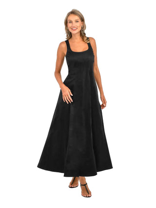 Gretchen Scott Fonteyn Dress Long – Timeless Elegance in Stretch Cotton Sateen
