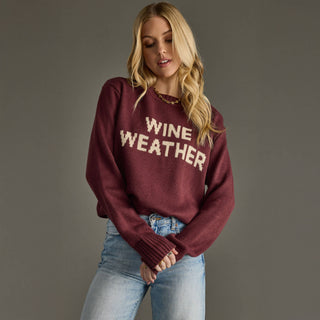Default Title Panache Apparel Co. - Wine Weather Sweater
