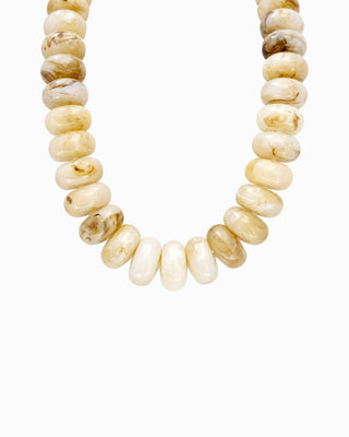 Sessori - Chunky Marble Seed Bead Statement Necklace