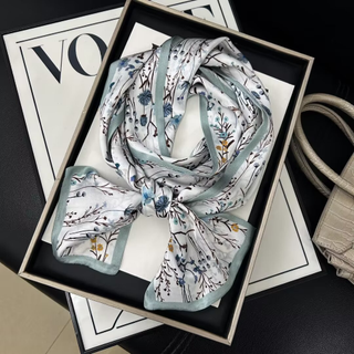100% Silk Skinny Scarf