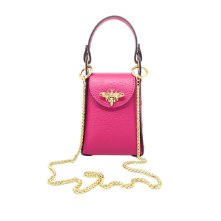 Genuine Italian Leather Butterfly Crossbody Bag | Made in Italy