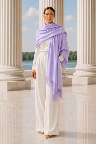 Designer House Fringe Shawl Stole
