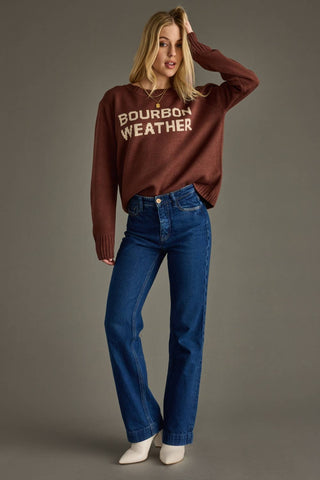 Bourbon Weather Brown Sweater | Panache