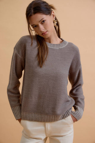 Be Cool - MINERALWASHED SLUB SWEATER