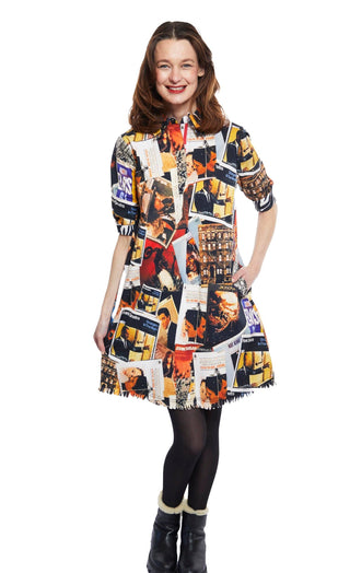 Dizzy Lizzie Chatham Dress in Lightweight Denim | Women's Boutique Denim Dress