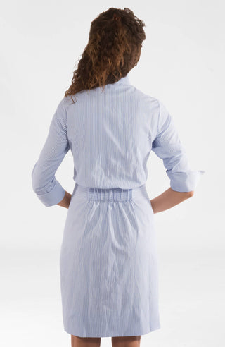 Gretchen Scott LLC - Wash & Wear Breezy Blouson Dress - Stripe