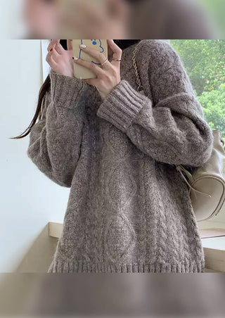 Pink Pineapple - Heavy Super Soft Oversized Classic Fisherman Sweater