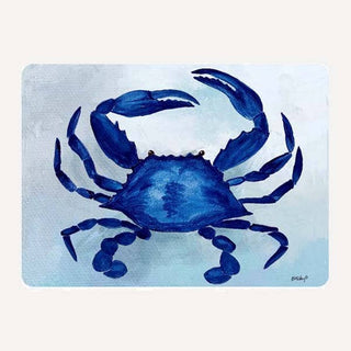 B McVan Designs - Blue Crab Blue Glass Cutting Board