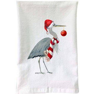 B McVan Designs - Christmas - Santa Heron Flour Sack Towel