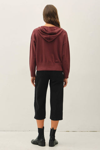 Be Cool - ULTRA COMFY RIBBED KNIT HOODIE JACKET