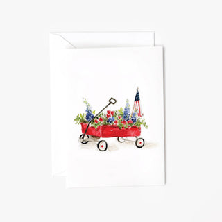 emily lex studio - Red wagon mini enclosure notecard