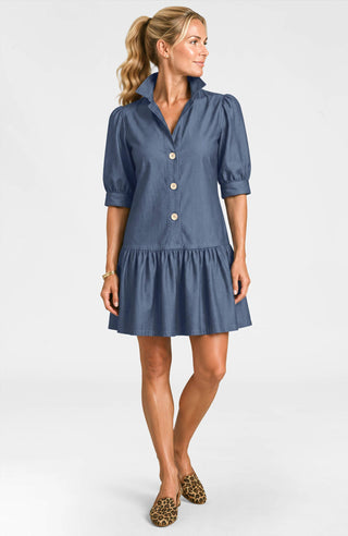 Gretchen Scott LLC - So Sweet Dress - Chambray