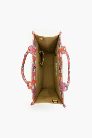 America & Beyond - Crab Shell Embelished Tote