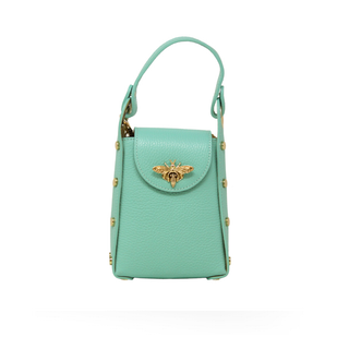 Genuine Italian Leather Butterfly Crossbody Bag | Made in Italy