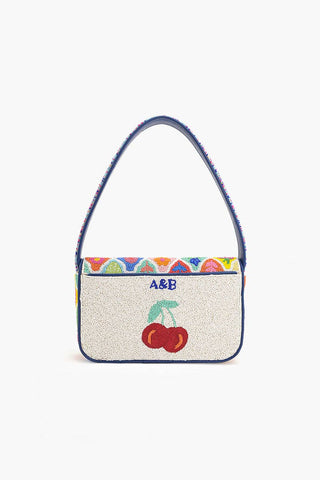 America & Beyond - Mosaic Garden Beaded Shoulder Bag