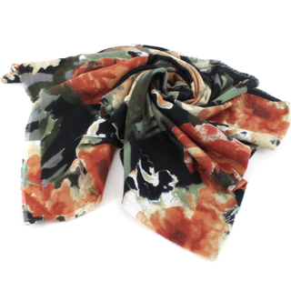 Autumn Garden Fall Print Scarf
