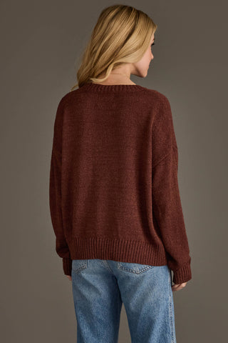 Wine Weekend Burgundy Sweater | Panache