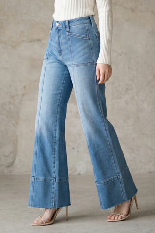 Artemis Vintage Eco-Friendly Palazzo Jeans