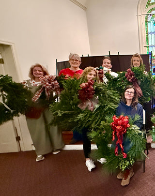 Holiday Greens Wreath Workshop, December 6, at the Solomons Mission Center.