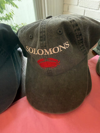 Solomons embroidered crab hat