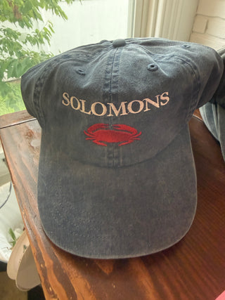 Solomons embroidered crab hat