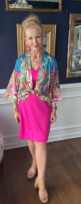 Gretchen Scott Harlot Dress | V-Neck Empire Waist Resort Dress