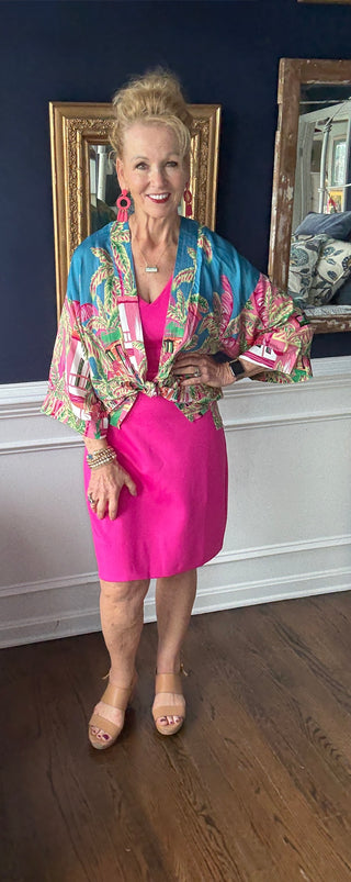 Gretchen Scott Harlot Dress | V-Neck Empire Waist Resort Dress