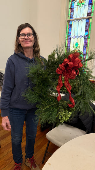 Holiday Greens Wreath Workshop, December 6, at the Solomons Mission Center.