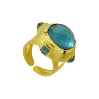 Betty Carré Domenique adjustable multi-stone statement ring