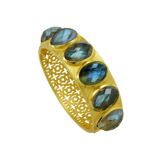 Betty Carré Isabela Labradorite oval stone bracelet
