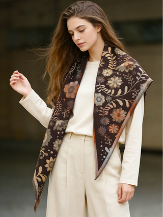 Floral Triangle Wrap