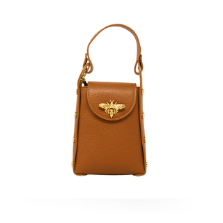 Genuine Italian Leather Butterfly Crossbody Bag | Made in Italy