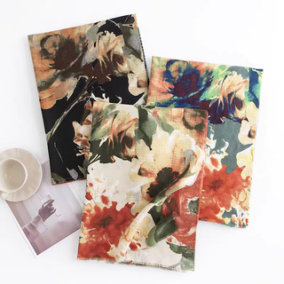 Autumn Garden Fall Print Scarf