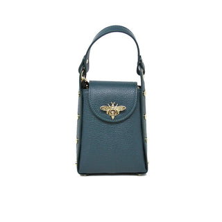 Genuine Italian Leather Butterfly Crossbody Bag | Made in Italy