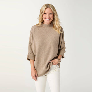Coco + Carmen Heavenly-Luxe Funnel Neck Sweater