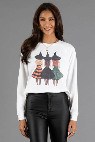 Halloween Girls Graphic Sweatshirt | Panache