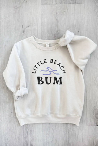 OAT COLLECTIVE - LITTLE BEACH BUM Toddler Graphic Sweatshirt