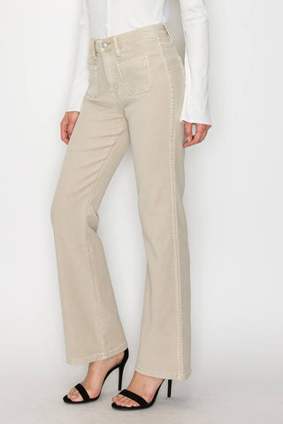 Artemis Vintage Garment-Dyed Bootcut Jeans