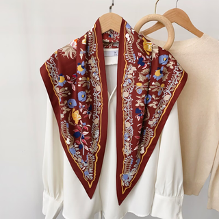 Bloom Triangle Lightweight Scarf