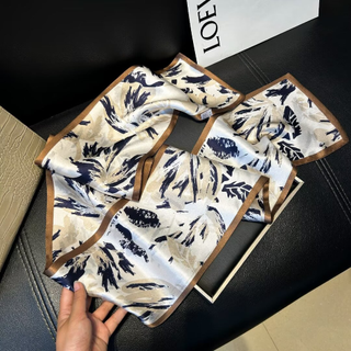 100% Silk Skinny Scarf