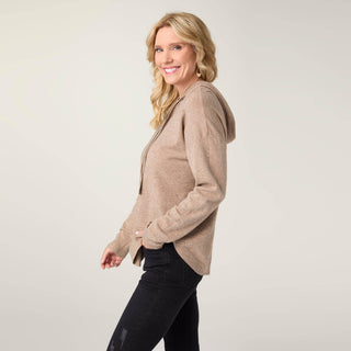 Coco + Carmen Heavenly-Luxe Lightweight Hooded Sweater